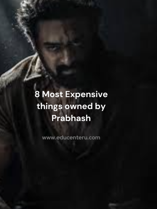 8 Most Expensive things owned by Prabhash